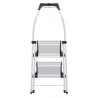 Scara aluminiu Hailo K100 TopLine, Trepte pliante, 2 trepte 