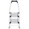 Scara aluminiu Hailo K100 TopLine, Trepte pliante, 2 trepte 
