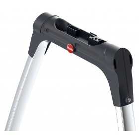 Scara aluminiu Hailo K100 TopLine, Trepte pliante, 2 trepte