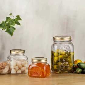 Borcan sticla cu capac metalic Pasabahce Homemade 0.5 L