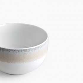 Bol fructe portelan Ionia Apeiron beige 12.5 cm