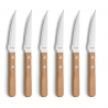 Set 6 cutite inox pentru friptura si pizza Amefa 