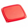 Capac cutie alimente rosu polipropilena 5.7 L si 7.5 L Cambro Fresh Pro 