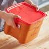 Capac cutie alimente rosu polipropilena 5.7 L si 7.5 L Cambro Fresh Pro 