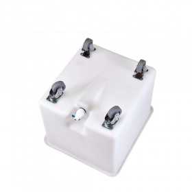 Container alimente alb cu roti Cambro 121 L