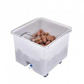 Container alimente alb cu roti Cambro 121 L