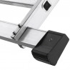 Scara aluminiu HAILO M60, multifunctionala, 4 X 3 trepte 
