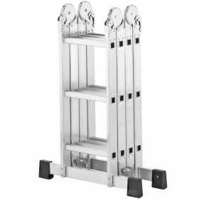 Scara aluminiu HAILO M60, multifunctionala, 4 X 3 trepte