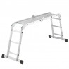 Scara aluminiu HAILO M60, multifunctionala, 4 X 3 trepte 