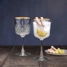 Set 4 pahare vin rosu Pasabahce Timeless Golden Touch 330 ml