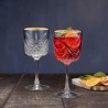 Set 4 pahare vin rosu Pasabahce Timeless Golden Touch 330 ml