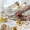 Set 4 cupe sampanie Pasabahce Timeless Golden Touch 255 ml 