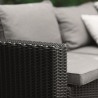 Set mobilier gradina, material polipropilena, Keter California, pentru balcon si terasa, 3 locuri, cu scaun, cu masuta cafea, culoare grafit, rezistent UV si intemperii, usor de asamblat