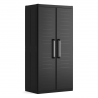 Dulap pentru garaj pentru scule, negru, 4 rafturi, Keter Detroit XL 89x54x182 cm, inchidere cu lacat, pentru garaj, boxa sau atelier
