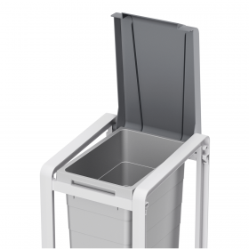 Sistem de separare a deseurilor, extensibil, cos interior detasabil, gri Hailo ProfiLine Oko XL 38 L