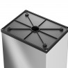 Cos de gunoi inox cu capac negru batant Hailo Big-Box Swing XL 52 L 