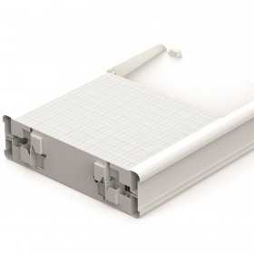 Sezlong pentru terasa, polipropilena, uz rezidential, spatar ajustabil, alb, fara perne, Keter, Mallorca, 187.5 x 58 x 29 cm