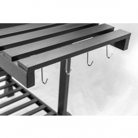 Gratar pe carbuni din inox cu grile din fonta Activa Angular 11245C