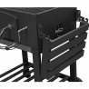 Gratar pe carbuni din inox cu grile din fonta Activa Angular 11245C 