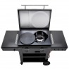 Gratar pe gaz tip plancha, grill si cuptor de pizza cu 2 arzatoare Char-Broil Versa-Tile Griddle 140241 
