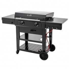 Gratar pe gaz tip plancha, grill si cuptor de pizza cu 2 arzatoare Char-Broil Versa-Tile Griddle 140241