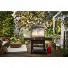 Gratar pe gaz tip plancha, grill si cuptor de pizza cu 2 arzatoare Char-Broil Versa-Tile Griddle 140241