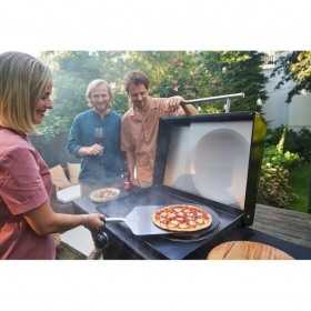 Gratar pe gaz tip plancha, grill si cuptor de pizza cu 2 arzatoare Char-Broil Versa-Tile Griddle 140241
