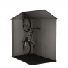 Suport de perete, pentru bicicleta, negru, Keter Otel