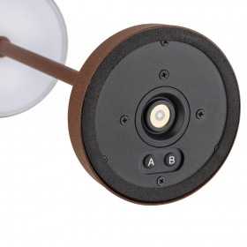 Lampa de masa maro APS Alva 20.5 cm