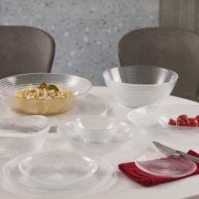 Set 6 farfurii intinse sticla Pasabahce Generation 27 cm