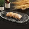 Platou sticla oval Pasabahce Elegant 16.5x28 cm 