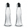 Set solnita si pipernita sticla Pasabahce Black&White 350 ml 