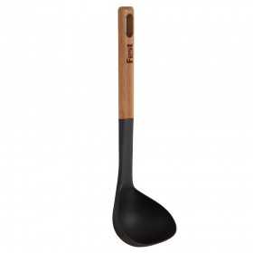 Polonic polipropilena termorezistenta non-stick cu maner lemn acacia Fest Nature