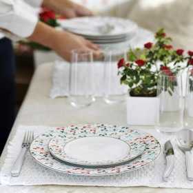 Farfurie intinsa portelan cu model Ionia Pergola 27 cm