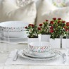 Bol salata portelan cu model Ionia Pergola 23 cm