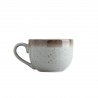 Set 6 cesti cafea cu farfurii suport portelan Ionia Moments 210 ml 