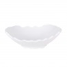 Bol oval dantelat portelan alb Pura Sangre Cantabro 24 cm 