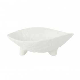 Bol asimetric portelan alb Pura Sangre Cantabro 23.5 x 8 cm
