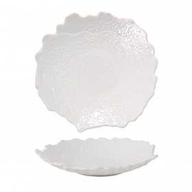 Farfurie coupe portelan alb Pura Sangre Cantabro 28 x 6 cm