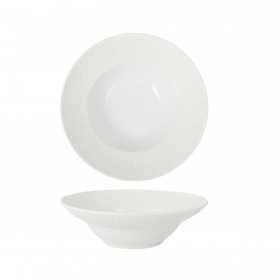 Farfurie paste adanca portelan alb Pura Sangre Cantabro 24 cm