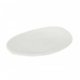 Farfurie intinsa portelan alb Pura Sangre Cantabro 20 x 16 cm
