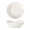 Bol salata asimetric portelan alb Pura Sangre Cantabro 21 x 7 cm 
