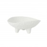 Bol asimetric portelan alb Pura Sangre Cantabro 18.5 x 8 cm 