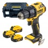 Masina gaurit, cu percutie, DeWALT, DCD708P3T, cu acumulator, 18 V, 5AH, 65 Nm, 0 - 450 rpm 