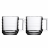 Set 2 cani sticla temperata Pasabahce Bricks 320 ml 