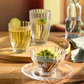 Set 4 boluri sticla Pasabahce Bouquet 14 cm 275 ml