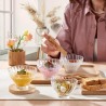 Set 4 boluri sticla Pasabahce Bouquet 14 cm 275 ml 