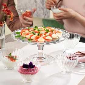 Set 4 boluri sticla Pasabahce Bouquet 14 cm 275 ml