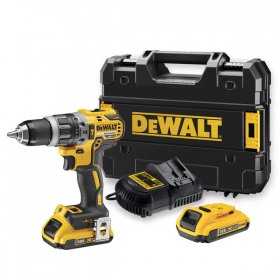 Masina de gaurit si insurubat (Bormasina) Dewalt cu percutie, DCD796D2, cu acumulator, 18 V, 2AH,...