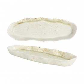 Platou rectangular portelan Pura Sangre Lunfardo 32.5 x 11.5 cm